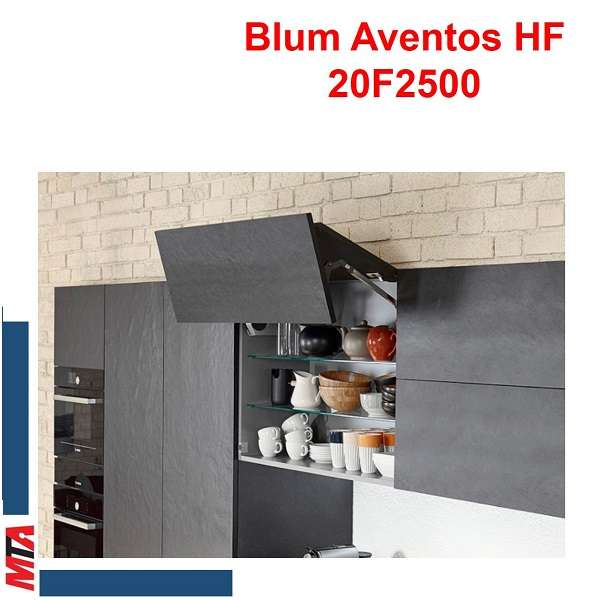 tay nâng blum hf25 aventos msp 20f2500 màu xám cho tủ gổ 2 cánh