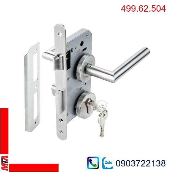 Bộ khóa Hafele 499.62.504 tay phân thể inox304