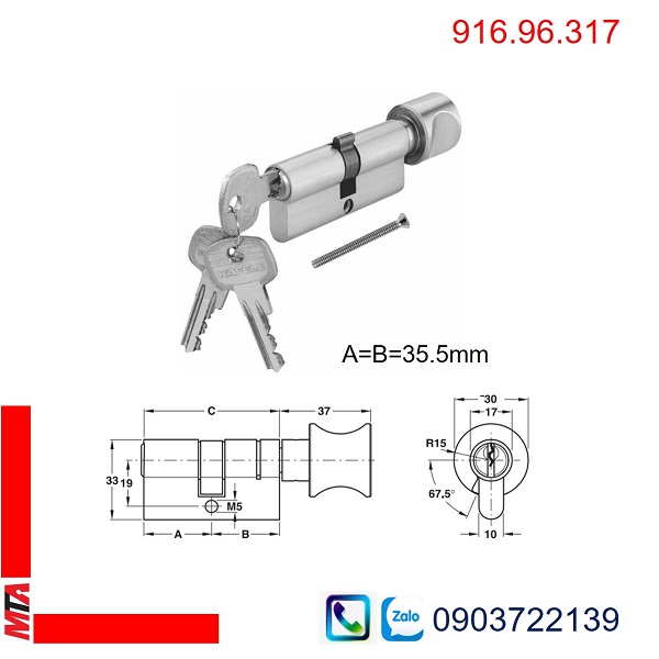 Ruột khóa 926.96.317