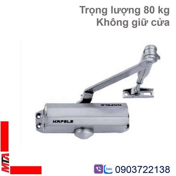 tay đẩy hơi hafele DIY 499.30.002 không giữ cửa trọng lượng cửa max80 kg