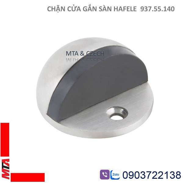 Chặn cửa gắn sàn Hafele 937.55.140 inox mờ