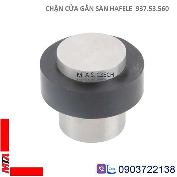 Chặn cửa gắn sàn Hafele 937.53.560 inox mờ