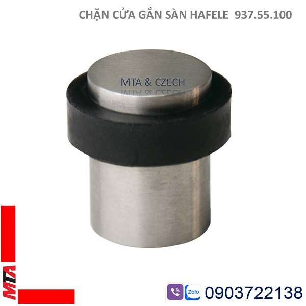 Chặn cửa gắn sàn Hafele 937.55.100 inox mờ