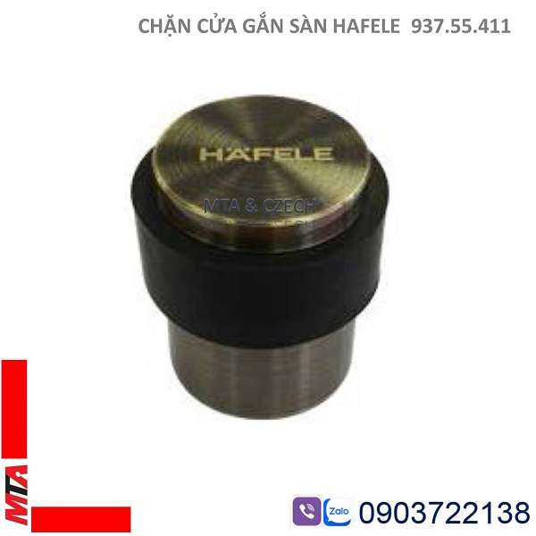 Chặn cửa gắn sàn Hafele 937.55.411 màu đồng rêu