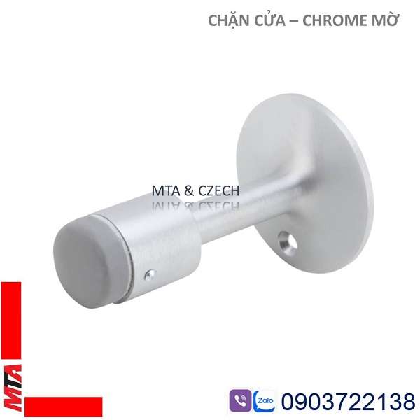 Chặn cửa gắn tường Hafele 937.00.804 chrome mờ