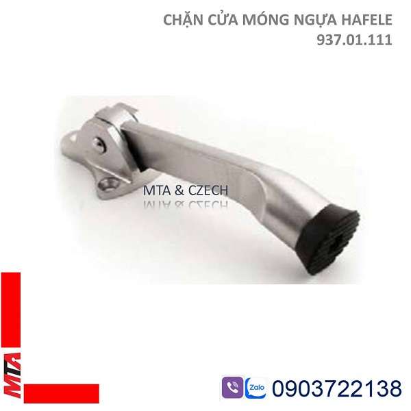 Chặn cửa móng ngựa Hafele 937.55.150 inox mờ