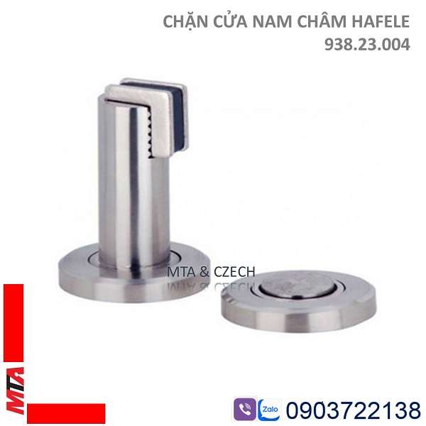 Chặn cửa nam châm Hafele 938.23.004 đồng thau