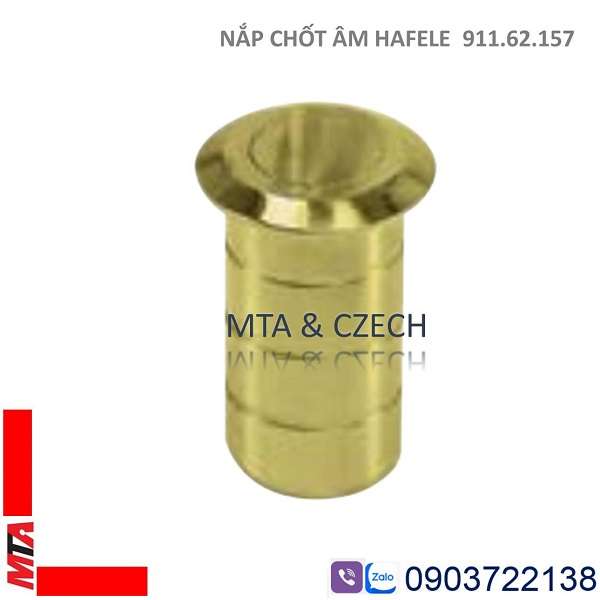 Nắp chốt âm Hafele 911.62.157 màu đồng bóng