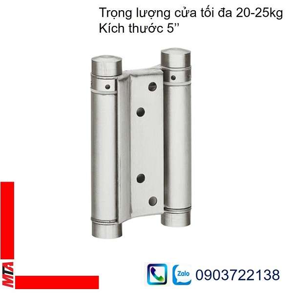 Bản lề bật 2 chiều Hafele 927.97.060 tải trọng 20-25kg