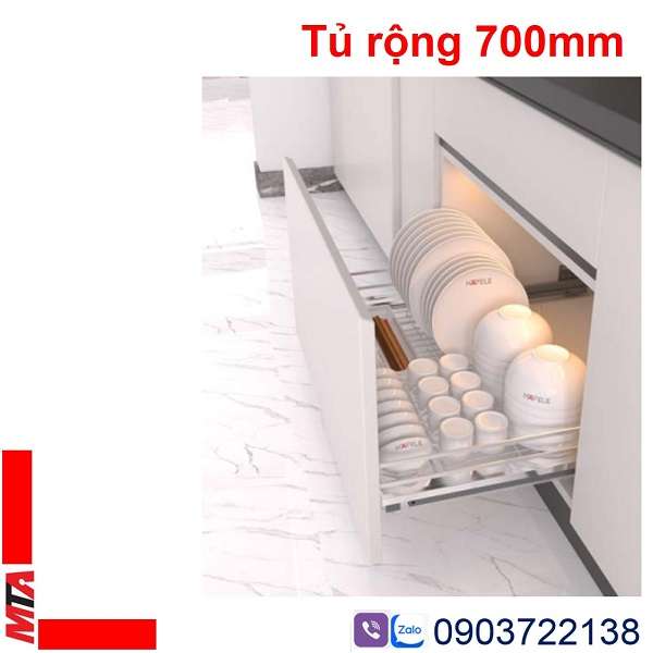 Giá xoong nồi hafele Kosmo-C 549.08.031 dòng cappella cho tủ rộng 700mm