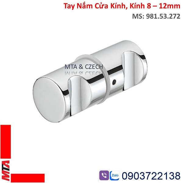 Tay Nắm Tròn Cửa Kính Phòng Tắm Hafele 981.53.272