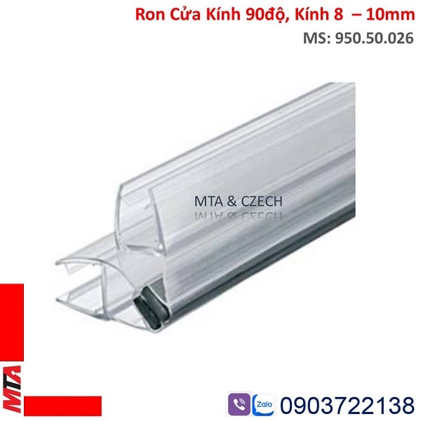 Ron Cửa Kính Nam Châm 90Độ Hafele 950.50.026