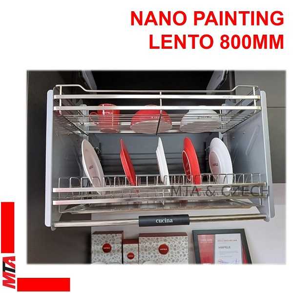 Giá bát đĩa di động hafele kosmo-C 504.76.407 phủ nano tủ rộng 800mm