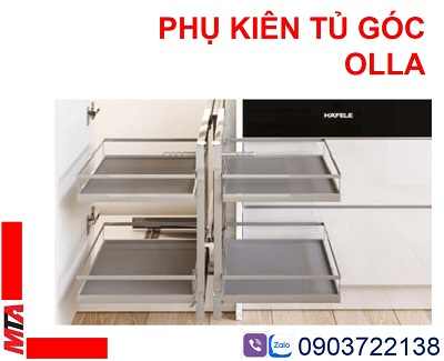 Mâm xoay góc tủ bếp Hafele Kosmo 595.50.804 cho tủ rộng 900mm