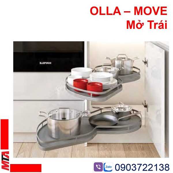 phụ kiện tủ góc hafele kosmo mở trái dòng olla move 514.01.814