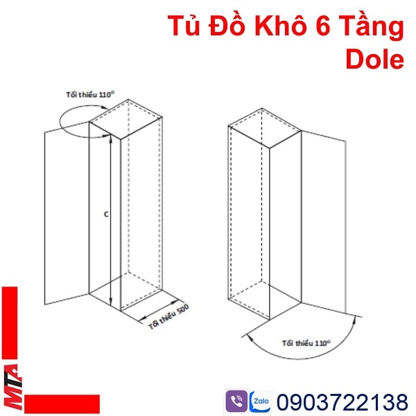 tủ đồ khô Hafele