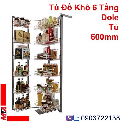 tủ đồ khô kosmo hafele 548.65.053 dòng DOLCE cho tủ rộng 600mm